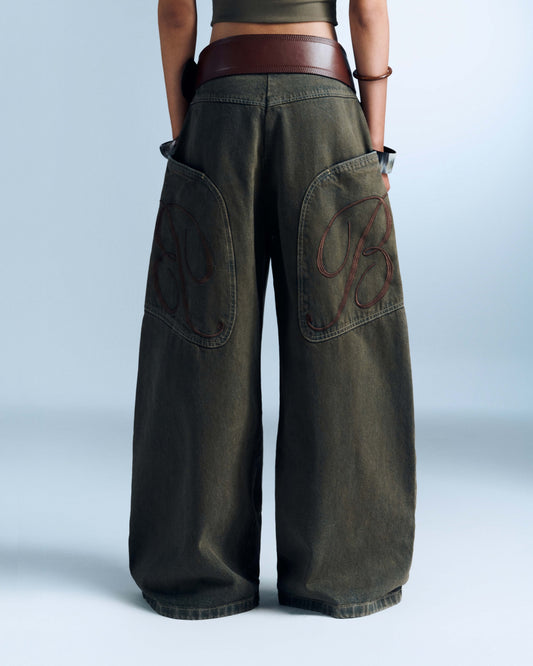 Bunny Hill Seymour Pants Ver Jeans 
- Brownish Gray (Pre-order)