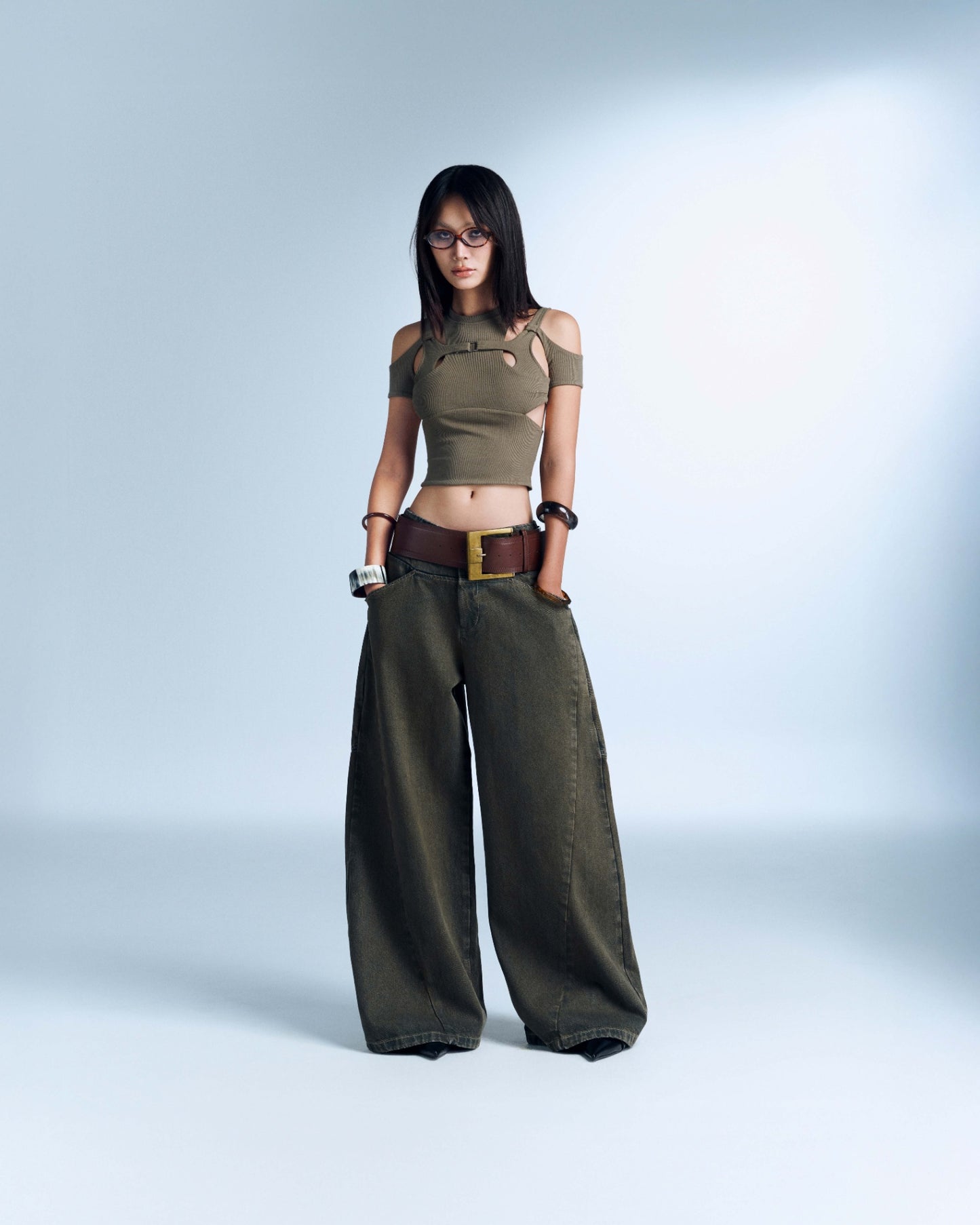 Bunny Hill Seymour Pants Ver Jeans 
- Brownish Gray (Pre-order)