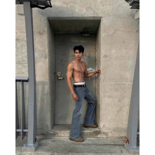 WHOSE Sky Blue Flared Jeans Wash Ver 1 (Pre-order)