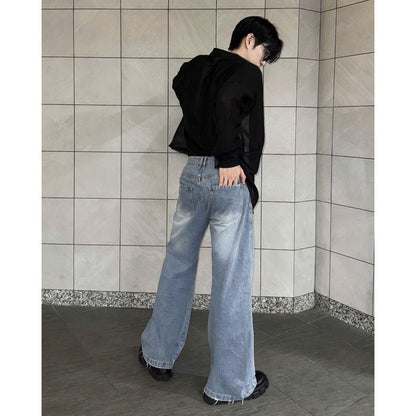 WHOSE Sky Blue Flared Jeans Wash Ver 1 (Pre-order)