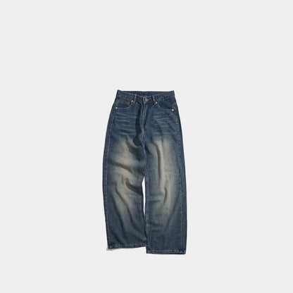 WHOSE Slate Wide Straight Jeans