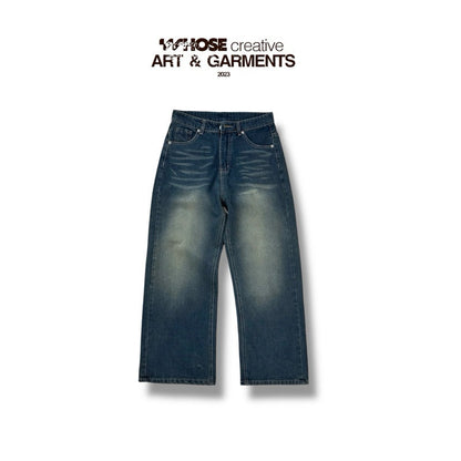 WHOSE Slate Wide Straight Jeans WHOSE (Pre-order)