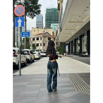 WHOSE Slate Wide Straight Jeans WHOSE (Pre-order)