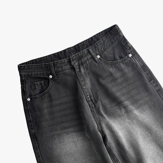 WHOSE Smoke Wide Straight Jeans WHOSE (Pre-order)