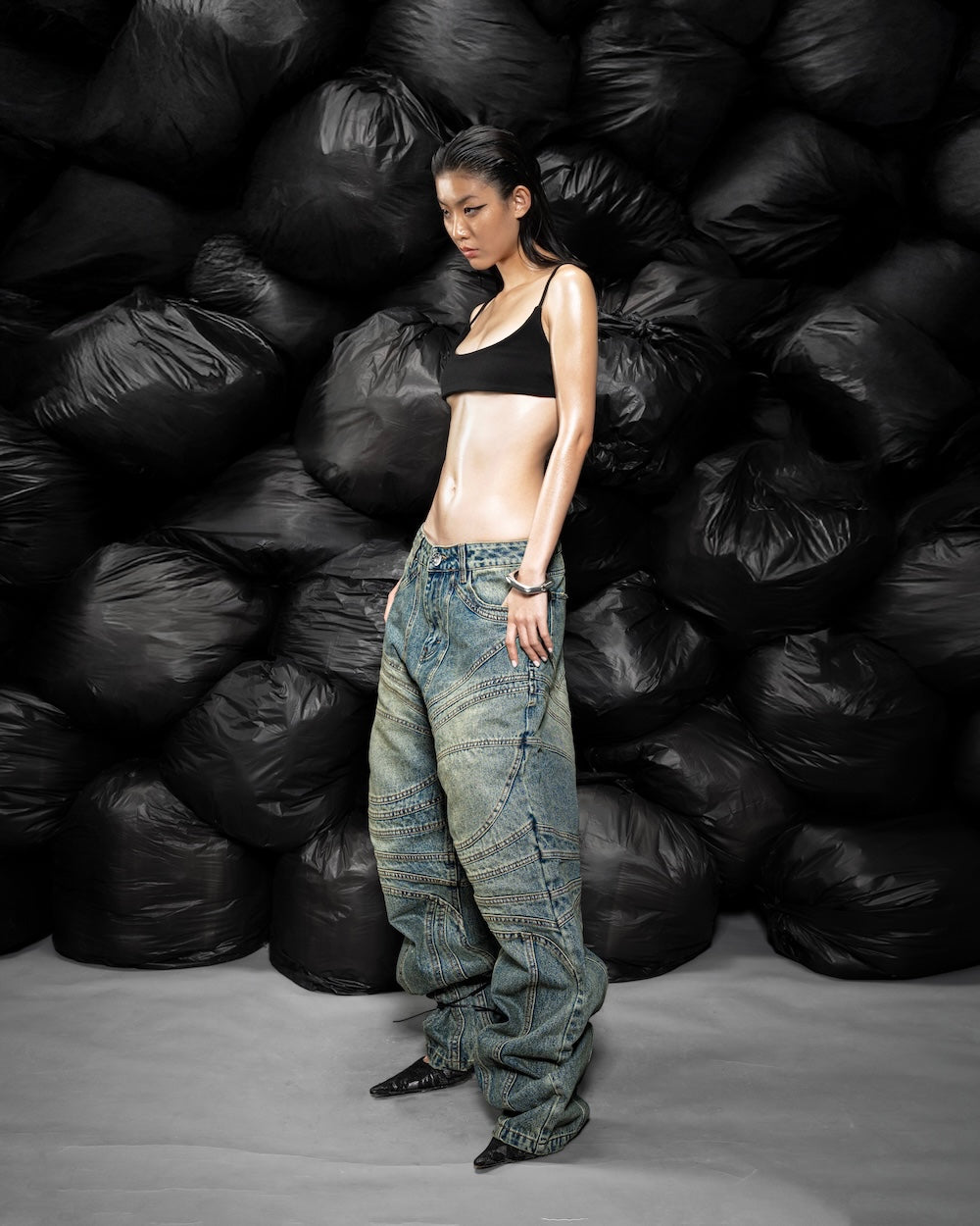 STRESSMAMA Robot Legs Jeans (Pre-order)