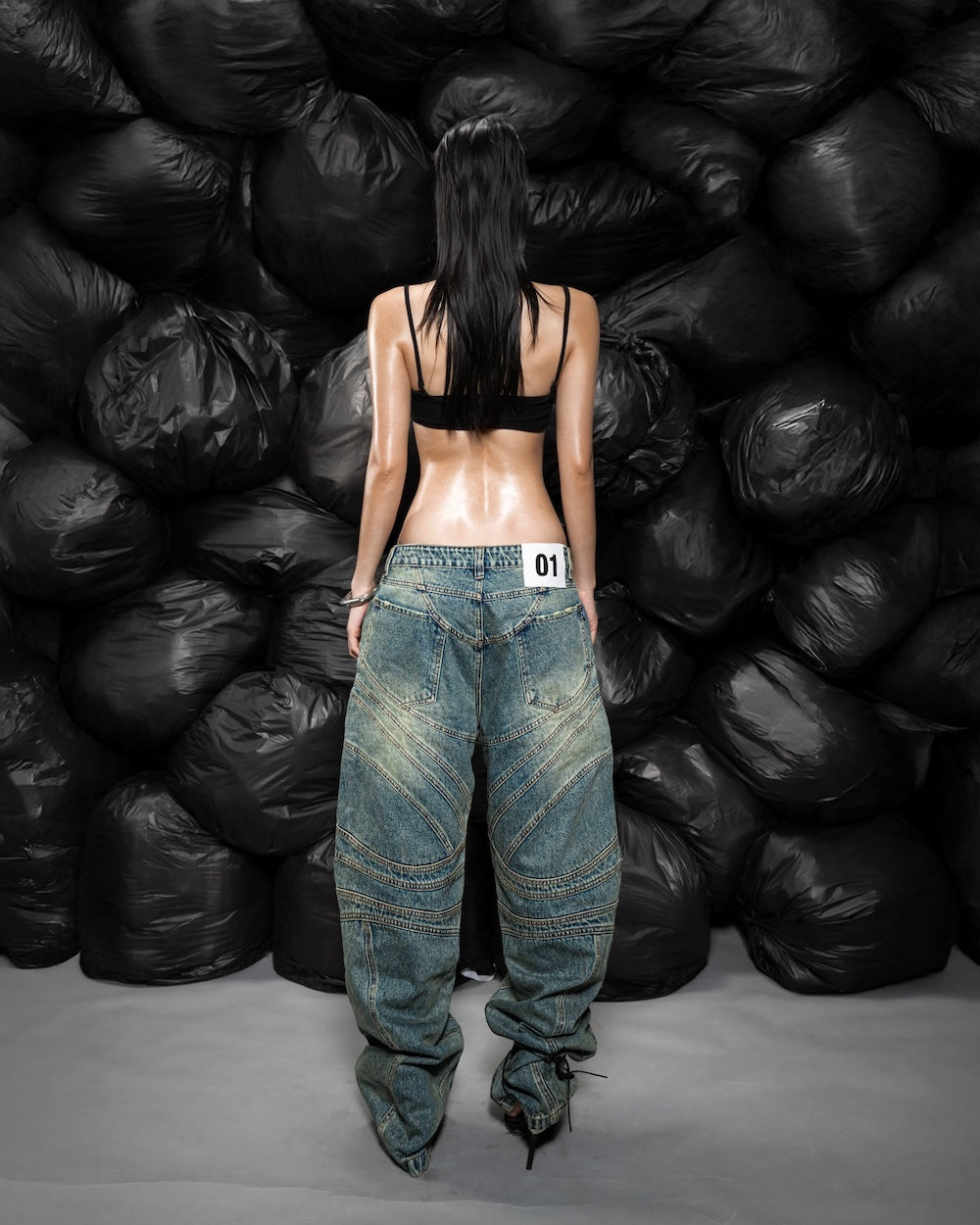 STRESSMAMA Robot Legs Jeans (Pre-order)