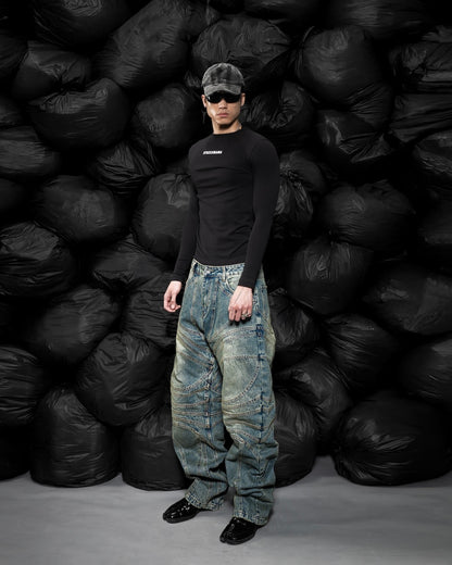 STRESSMAMA Robot Legs Jeans (Pre-order)