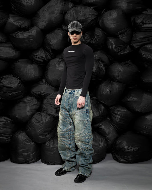 STRESSMAMA Robot Legs Jeans (Pre-order)