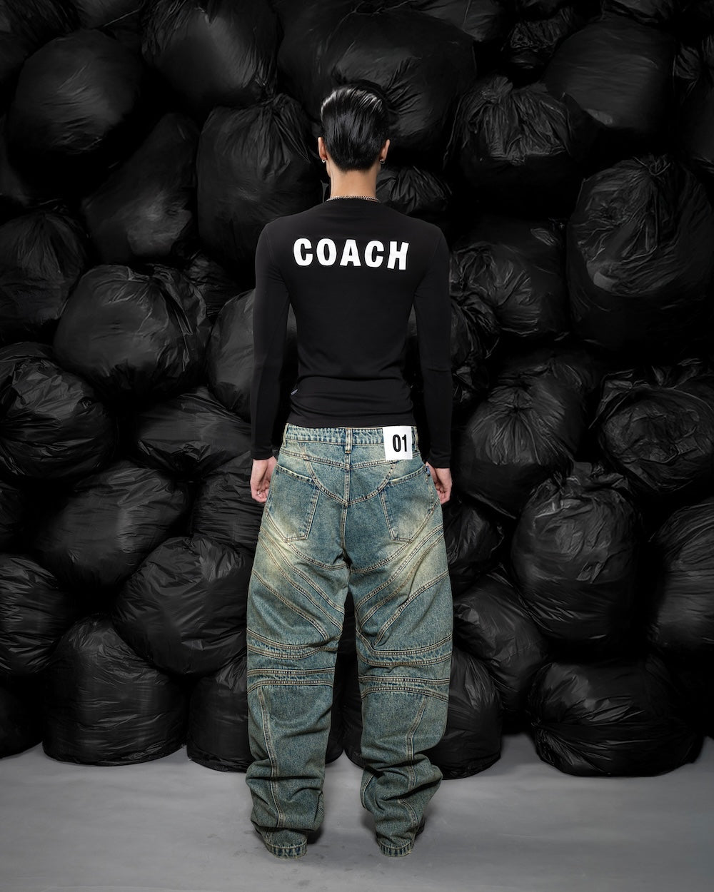 STRESSMAMA Robot Legs Jeans (Pre-order)