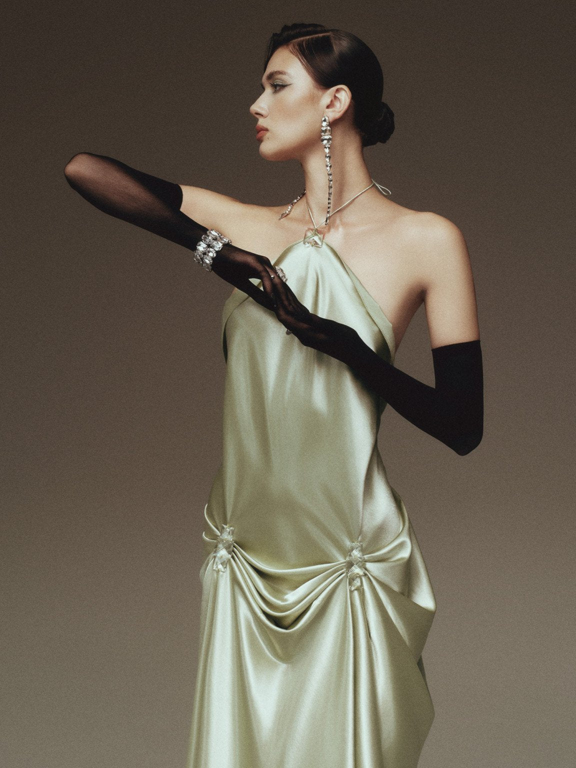 Lavierge Satiné Dress