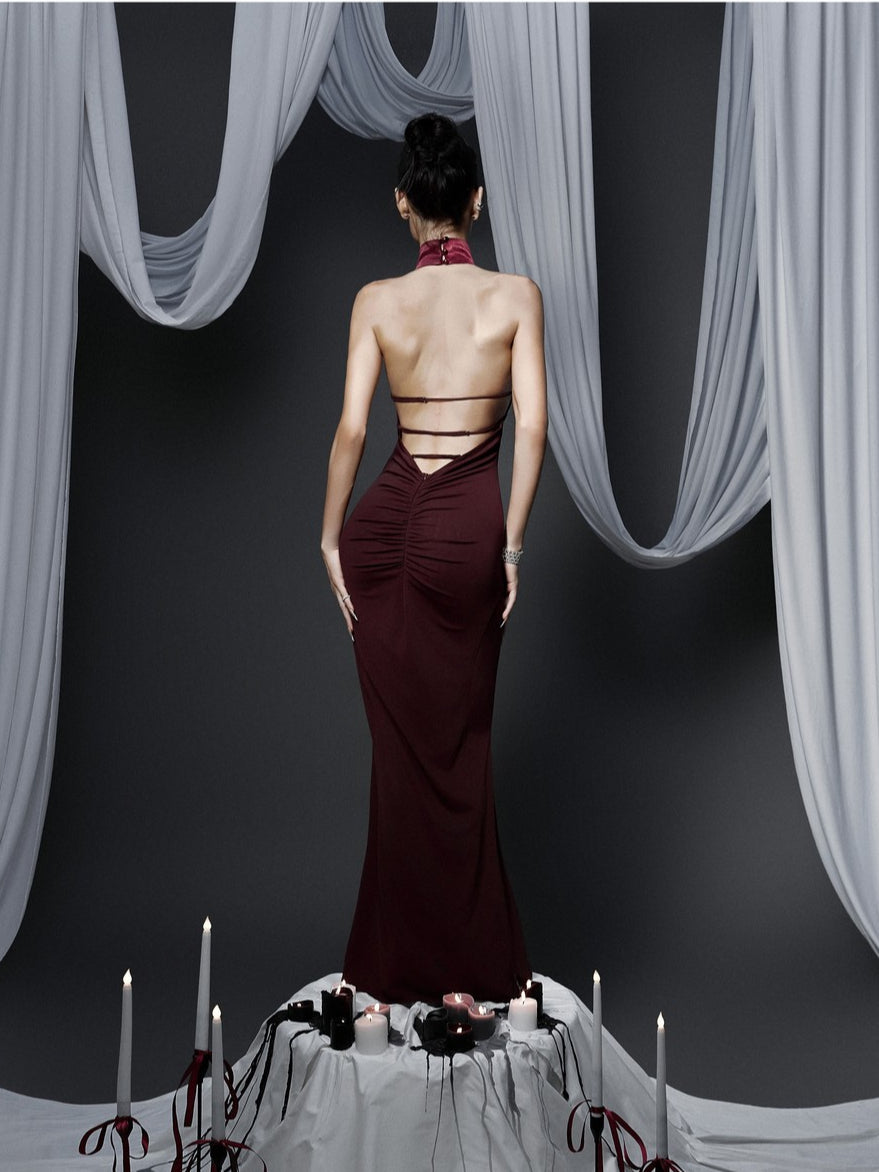 Crescent Scarlet Dress