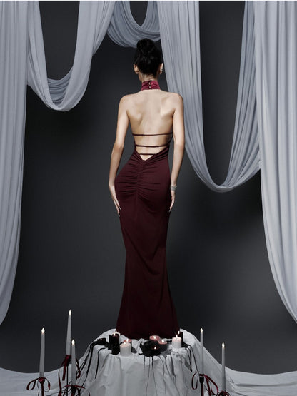 Crescent Scarlet Dress