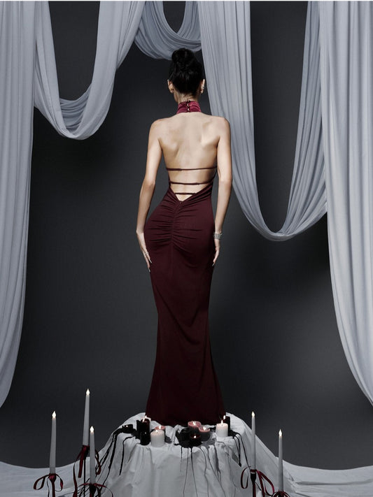 Crescent Scarlet Dress