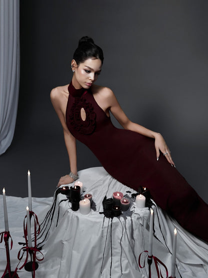Crescent Scarlet Dress