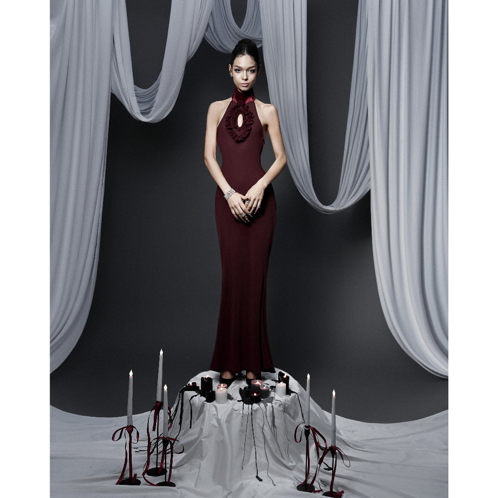 Crescent Scarlet Dress