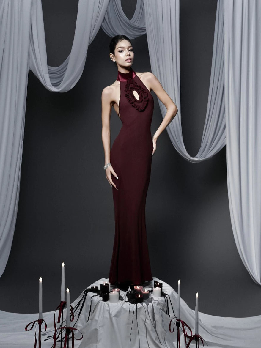 Crescent Scarlet Dress