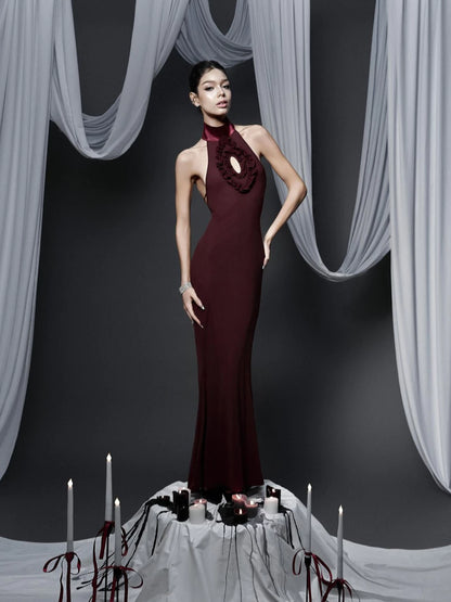 Crescent Scarlet Dress