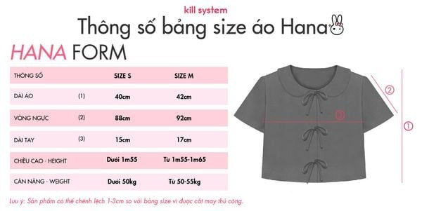 Kill System Set Zizian + Hana (Pre-order) - Em Clothing