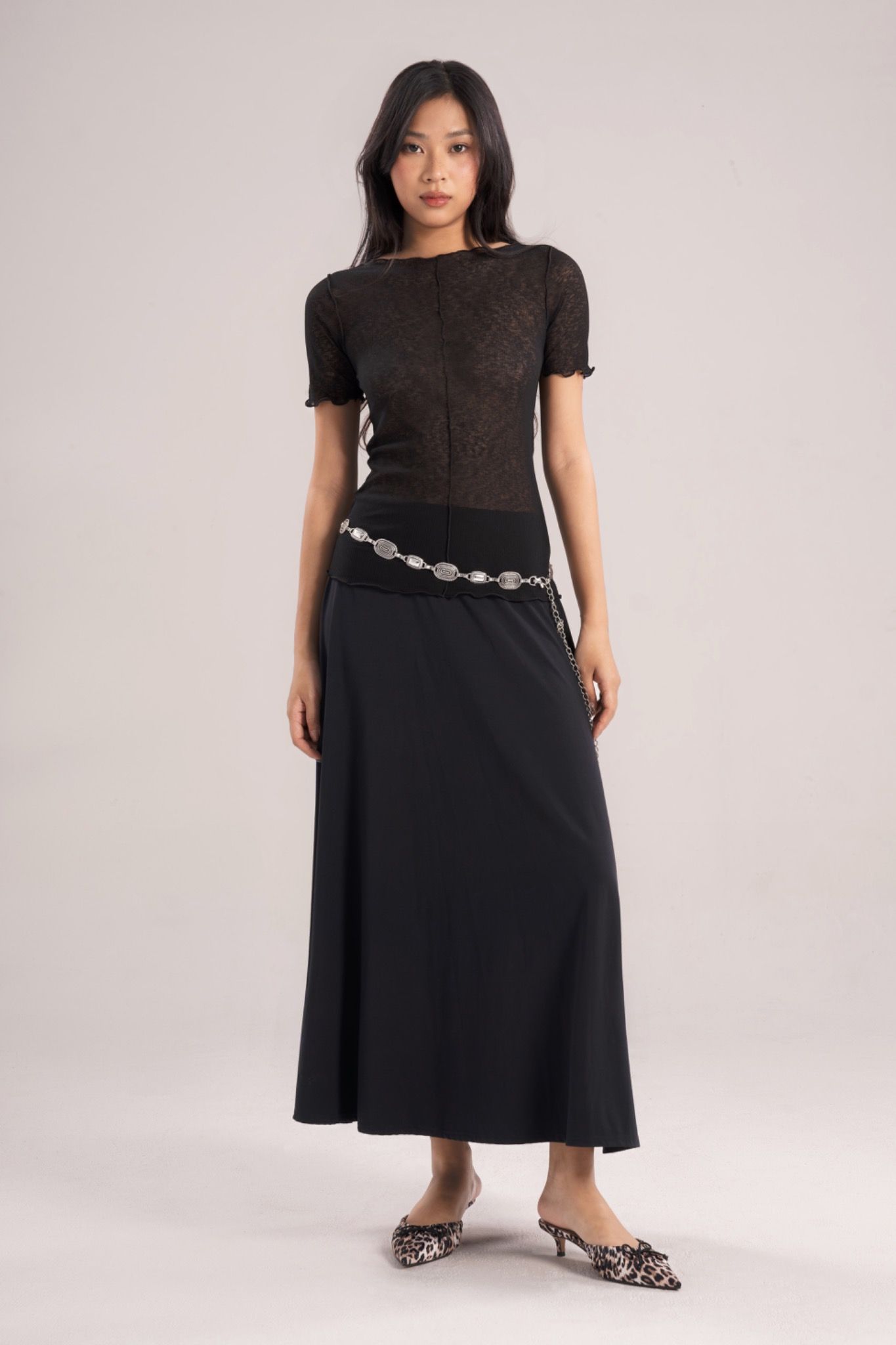 Libe Sheer Fitted Top (Pre-order)
