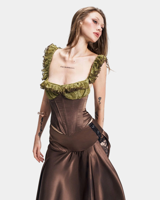 Viery Shorelight V2 Corset - Green Brown