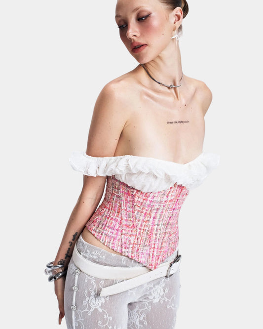 Viery Shorelight V2 Corset - Pink White