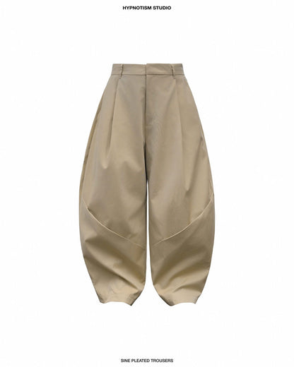 Hypnotism Sine Pleated Trousers