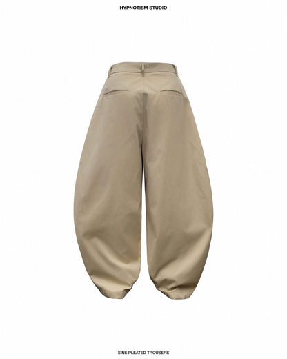 Hypnotism Sine Pleated Trousers