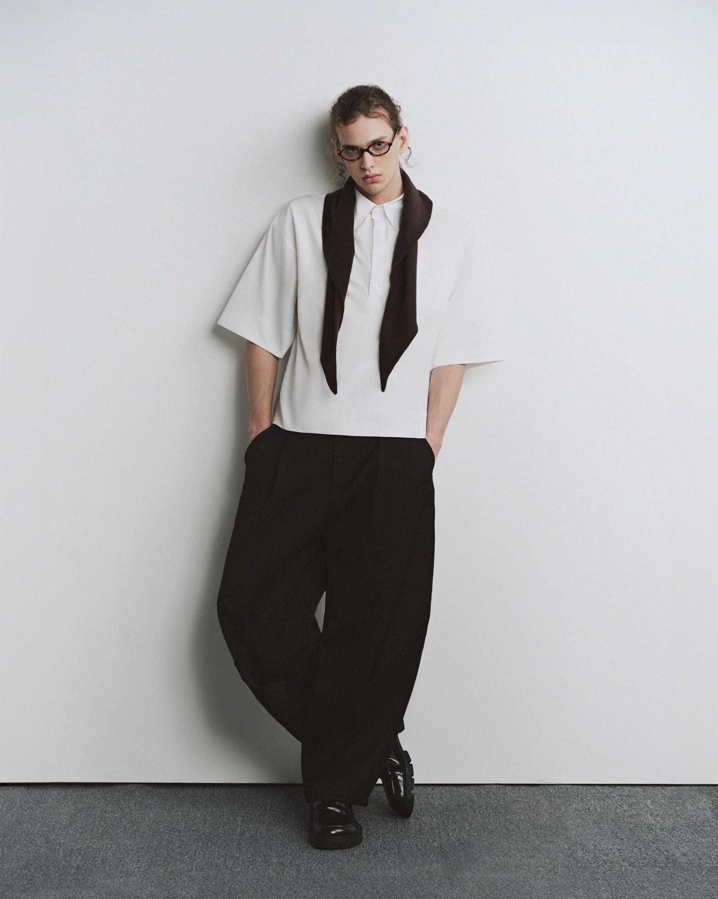 Hypnotism Sine Pleated Trousers