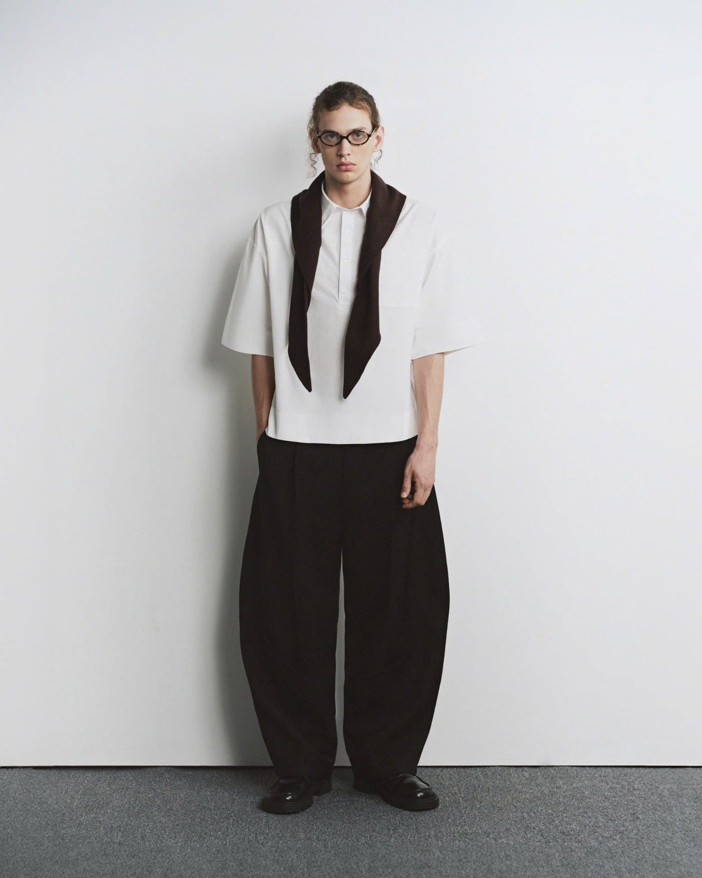 Hypnotism Sine Pleated Trousers