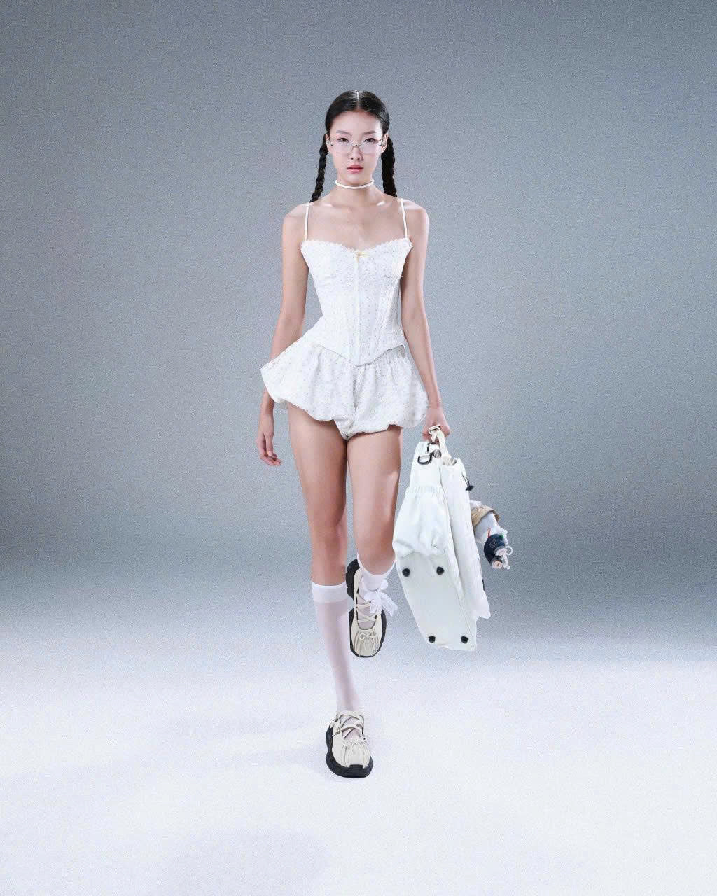 Sodope Club White Skies Skorts (Pre-order)