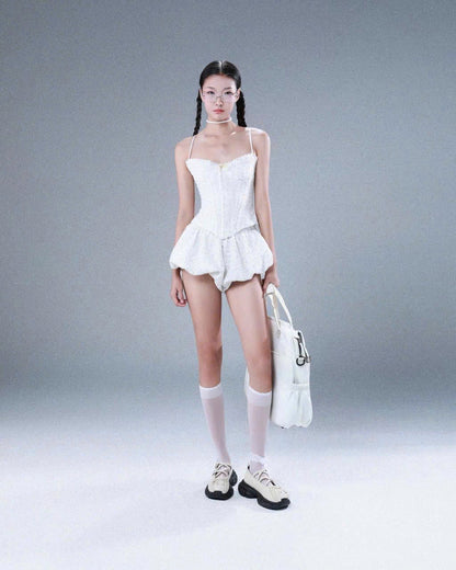 Sodope Club White Skies Skorts (Pre-order)