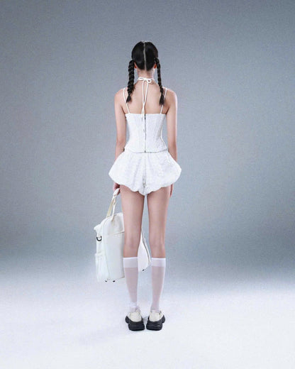 Sodope Club White Skies Skorts (Pre-order)