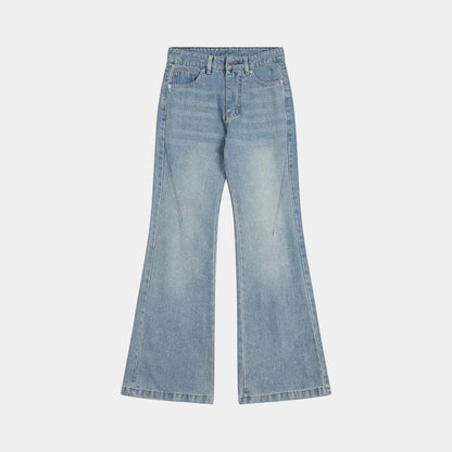 WHOSE Sky Blue Flared Jeans Wash Ver 1