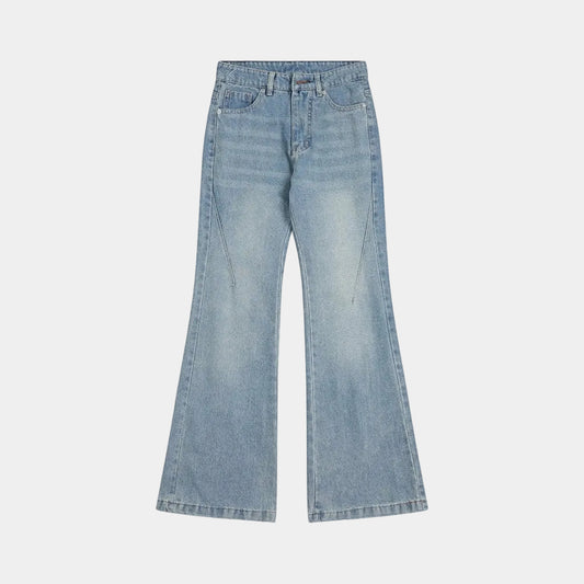 WHOSE Sky Blue Flared Jeans Wash Ver 1