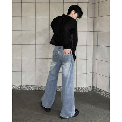 WHOSE Sky Blue Flared Jeans Wash Ver 1