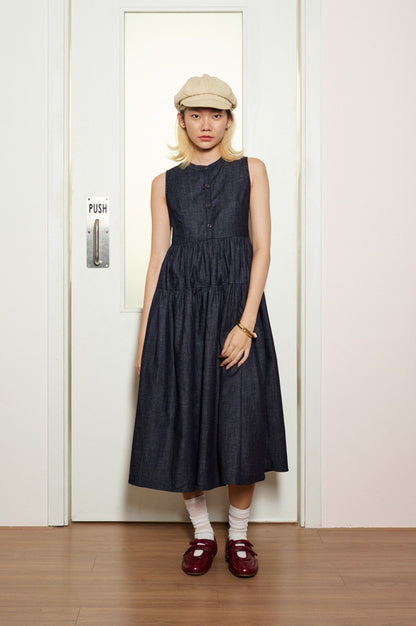 Libe Sleeveless Midi Dress (Pre-order)