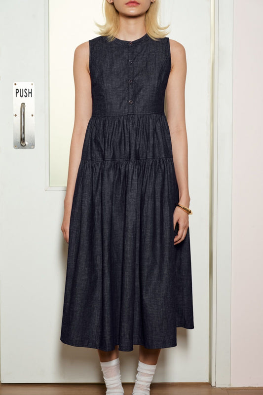 Libe Sleeveless Midi Dress (Pre-order)