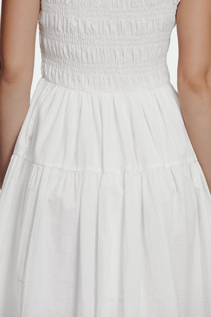 Libe Smocked Midi Dress (Pre-order)