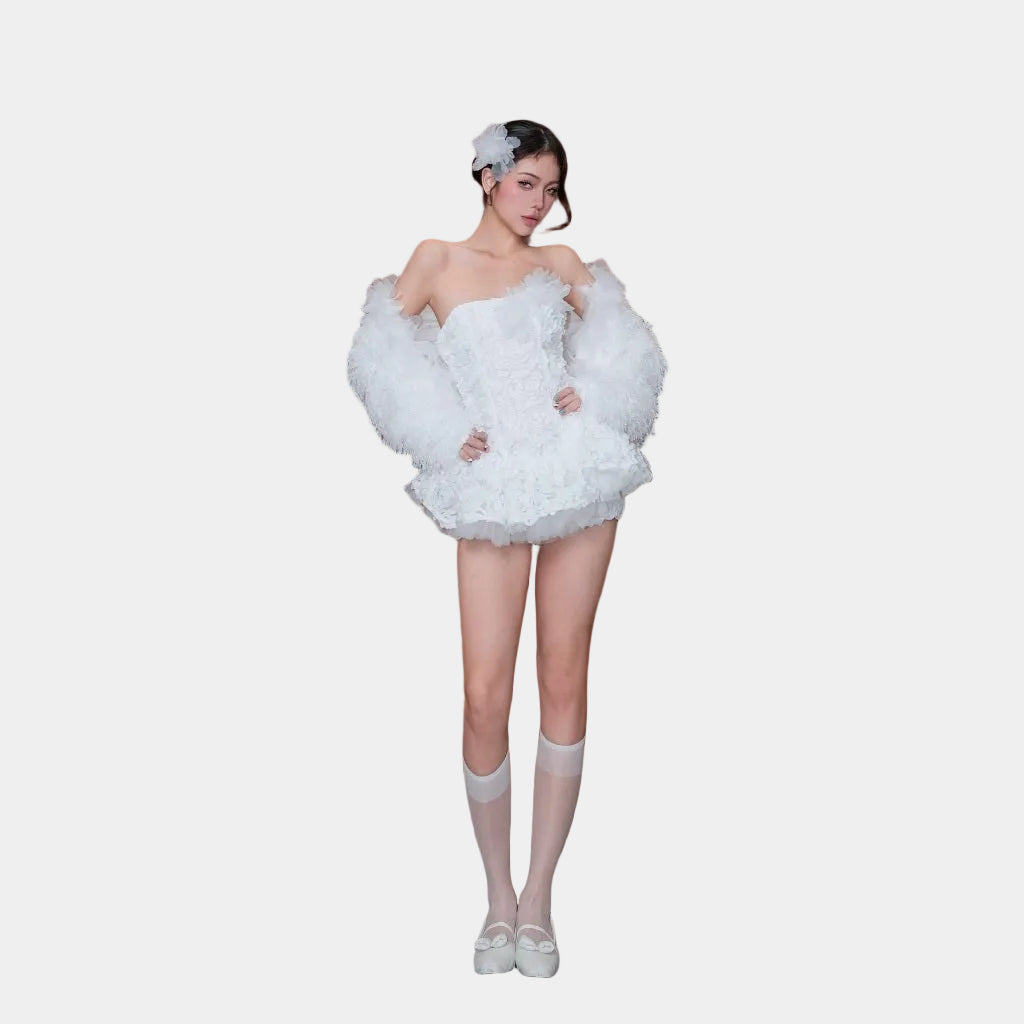 The Swan Snowy Dress