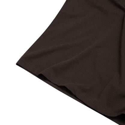 The Beuter Spiritual Advisor Brown Off Shoulder T-Shirt