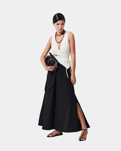 Hypnotism Split Hem Skirt