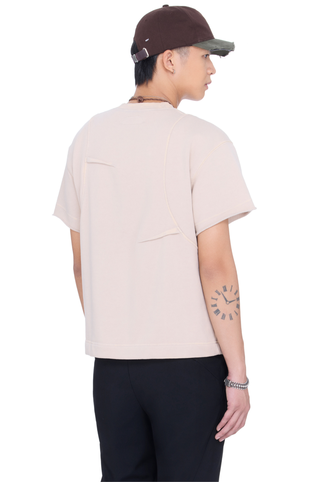 The Beuter Ss25 Sandstone French Terry T-Shirt