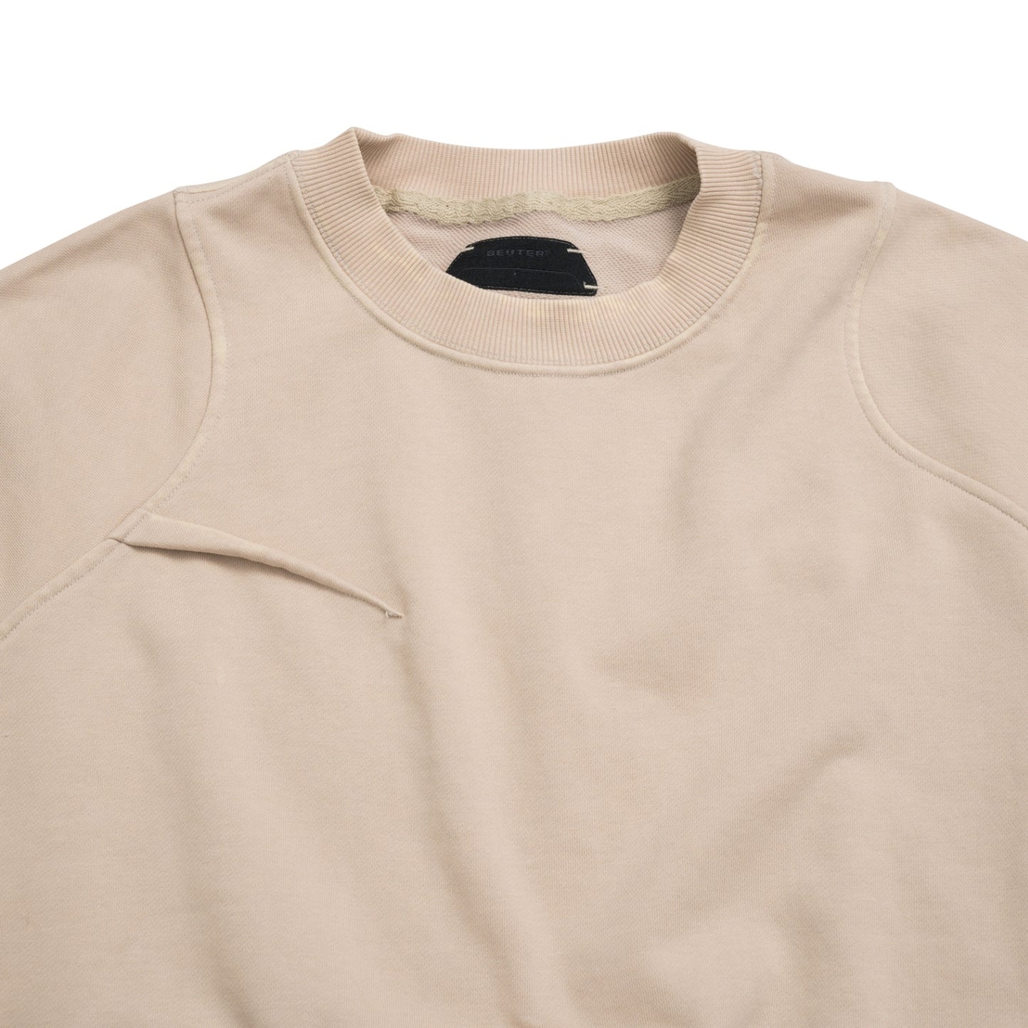 The Beuter Ss25 Sandstone French Terry T-Shirt