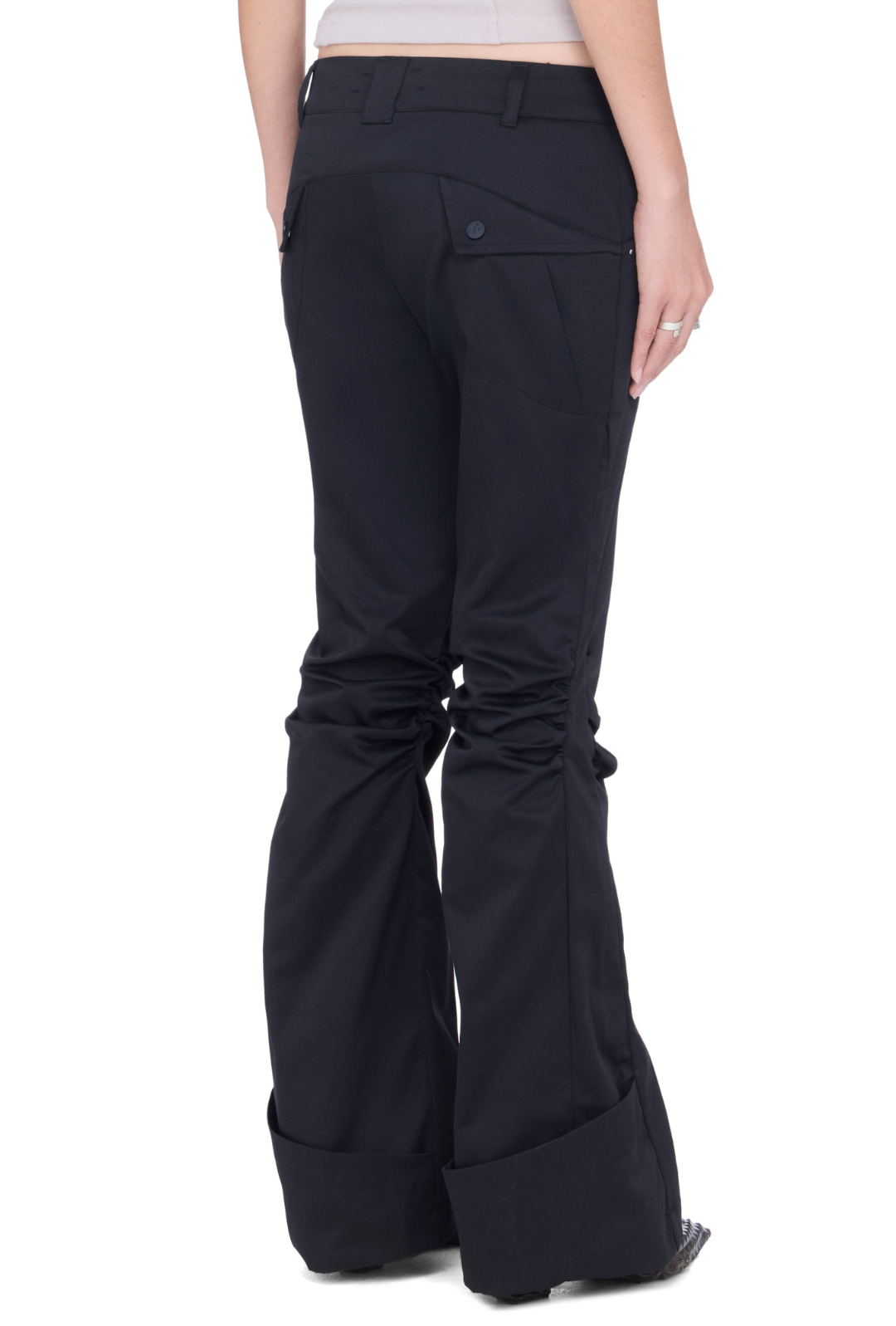 The Beuter Ss25 Wmns Black Flare Trouser