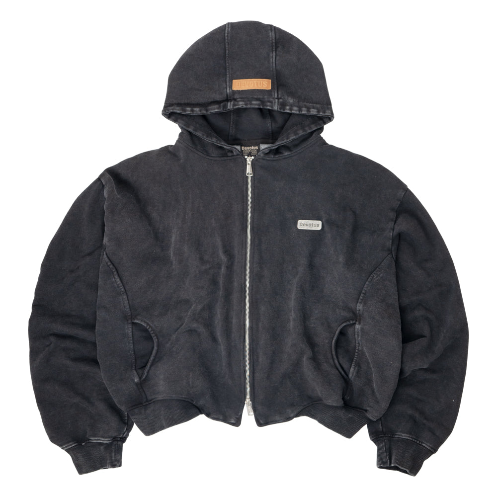 Devotus Static Hoodie Zip Wash