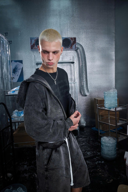 Devotus Static Hoodie Zip Wash