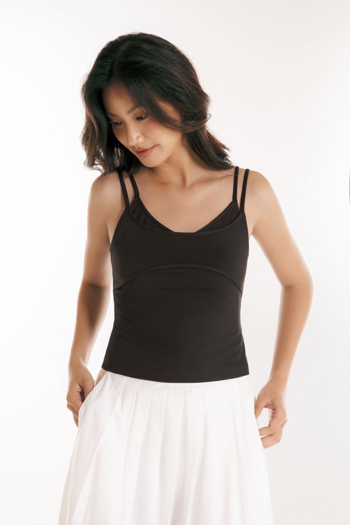 Libe Stretchy Layered Camisole (Pre-order)