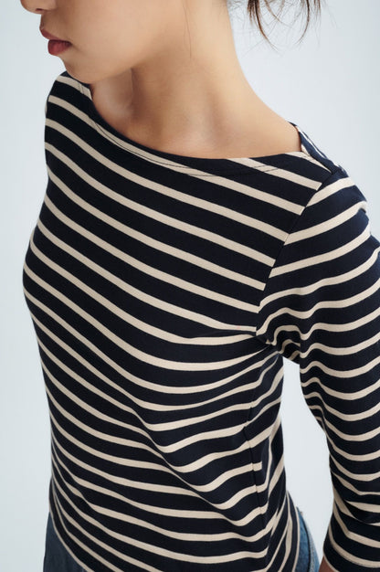 Libe Striped Babytee T-Shirt (Pre-order)