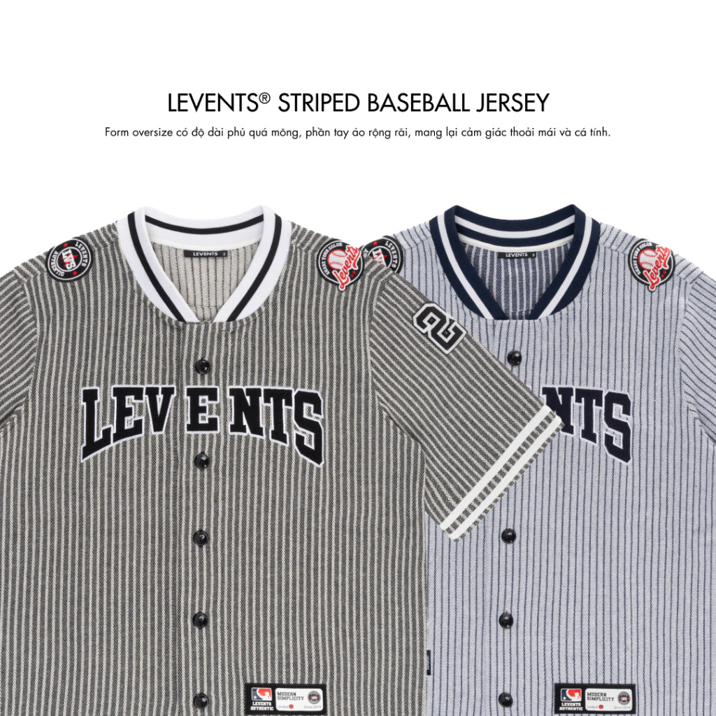 Levents Levents Striped Baseball Jersey