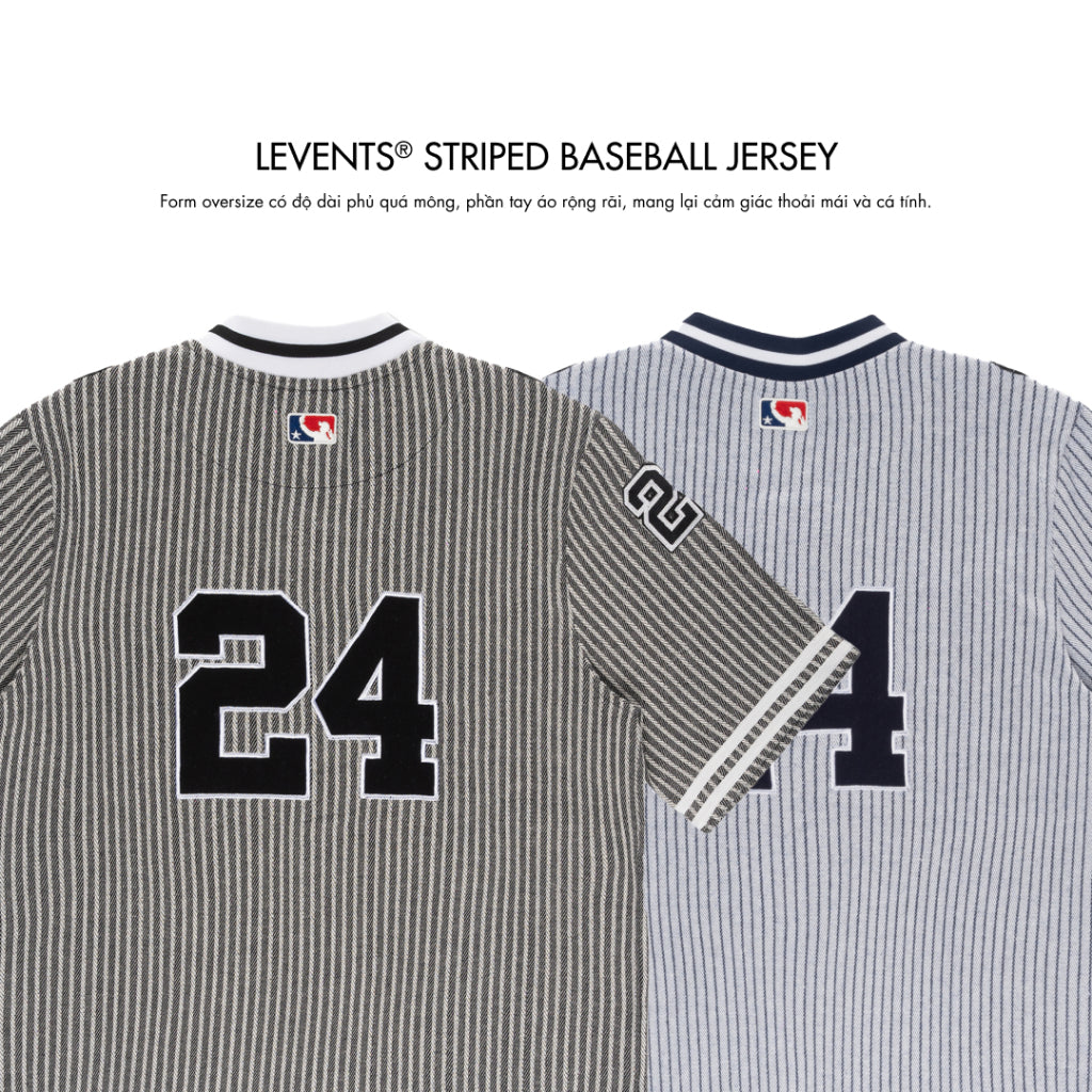 Levents Striped Baseball Jersey